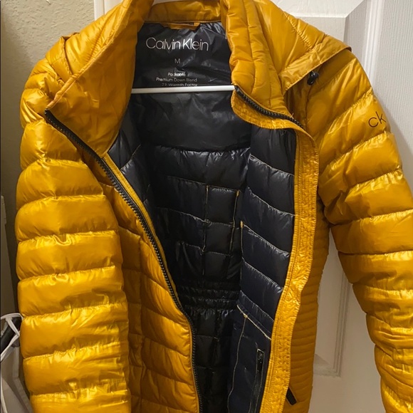 calvin klein puff jacket